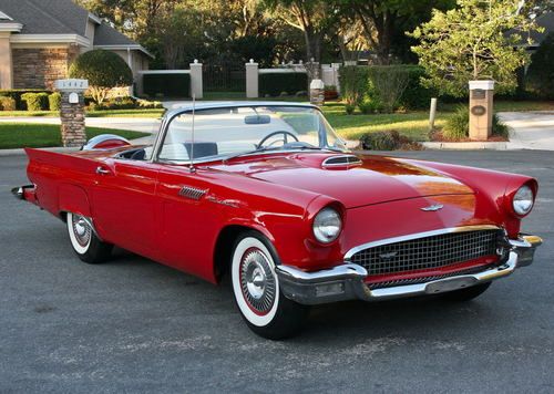 Low mile california survivor - 1957 ford thunderbird roadster - 63k mi