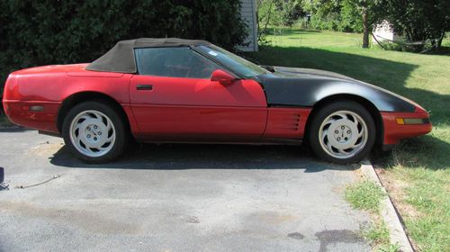 1991 chevrolet corvette base convertible 2-door 5.7l