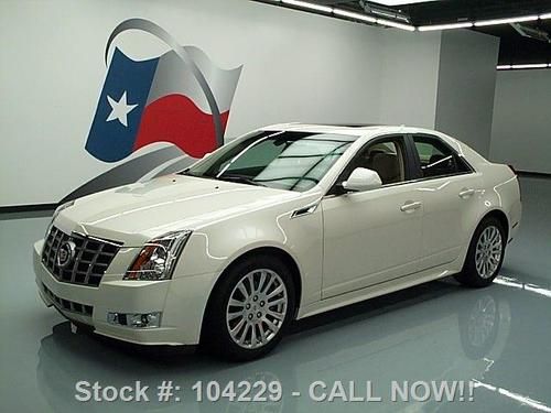 2012 cadillac cts premium pano sunroof nav rear cam 5k texas direct auto