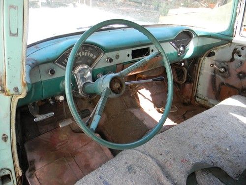 1955 CHEVROLET 4 DR 210 SERIES 265 V8 3 SP MANUAL! TRUE BARN FIND HERE!, image 13