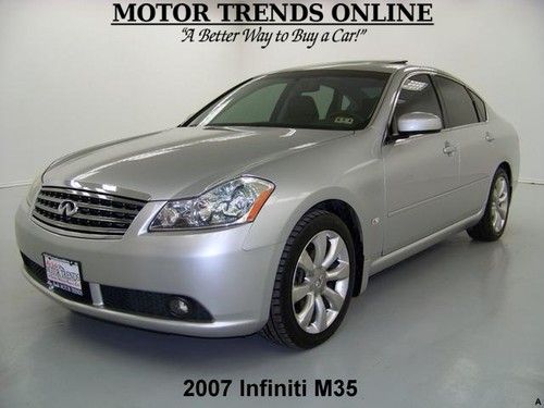 2007 navigation rearcam roof htd ac mem seats bluetooth bose infiniti m35 80k