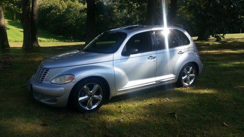 2003 chrysler pt cruiser gt wagon 4-door 2.4l turbo leather sunroof silver