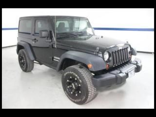 11 jeep wrangler 4x4  sport, automatic, cloth seats, hard top, we finance!