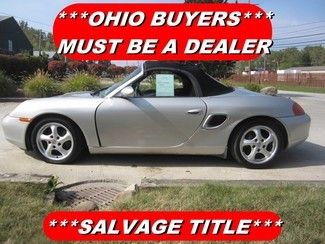 2001 porsche boxster rebuildable wreck salvage parts car