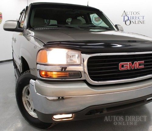 We finance 2002 gmc yukon slt 4wd clean carfax htdsts/mrrs lthr cd rnngbrds 5.3l