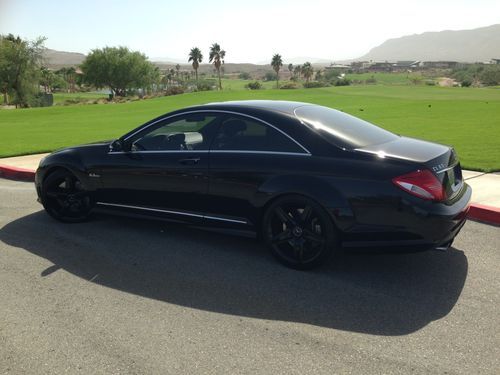 Black 2008 mercedes benz cl63 immaculate condition