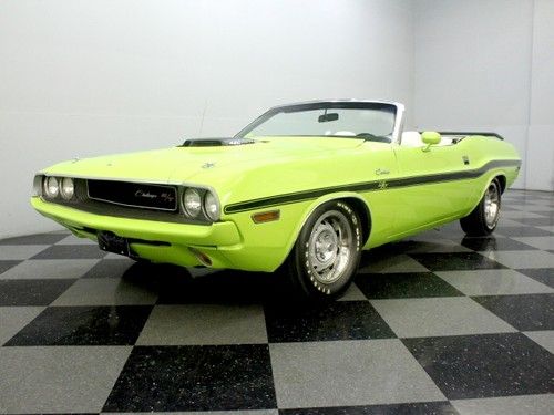 Drop-top, 426 hemi, 4-speed trans, shaker hood, power disc brakes, ps, rallye wh