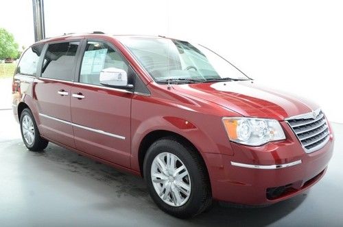 2010 chrysler town &amp; country limited sunroof pwr htd lthr dvd nav  kchydodge