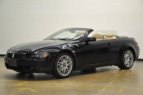 04 645ci convertible, sport, cold weather pkg, custom wheels, clean low miles!