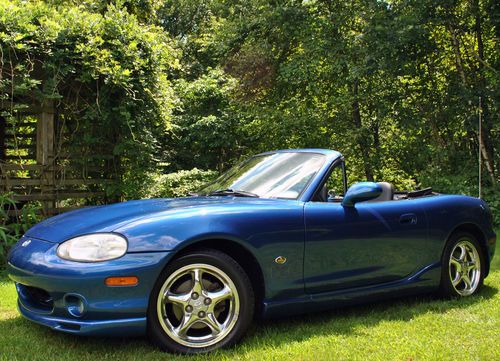 1999 mazda miata 10th anniversary convertible 1 owner 6sp manual  low miles