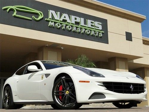 2012 ferrari ff 2k miles, bianco avus, shields, calipers, sport exhaust, nav