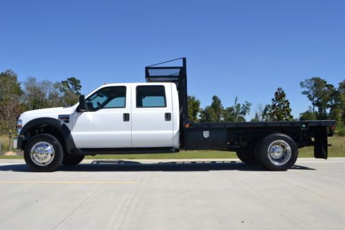 2008 ford f-550 crew cab xl diesel 11ft. flatbed