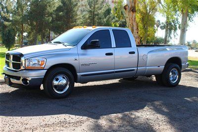 Low mile extra clean silver 5.9l cummmins diesel big horn slt dual rear wheel