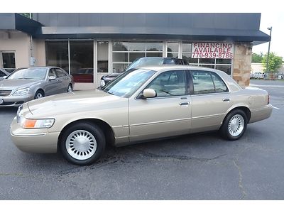 Mercury grand marquis ls 1999 gold w/ lthr alloys michelin tires clean carfax