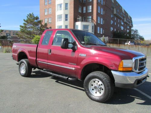 2000 ford f-250 xlt ext. cab pickup 7.3l diesel 4x4 auto low miles! no reserve!