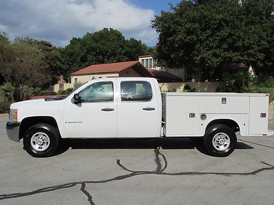 08 chevrolet 2500hd knapheide utility bed crew cab 4x4 6.0l v8