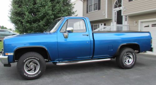 Chevrolet: k-10 pickup 1982  fully restored