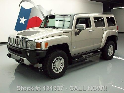 2008 hummer h3 4x4 auto sunroof nav heated leather 60k texas direct auto