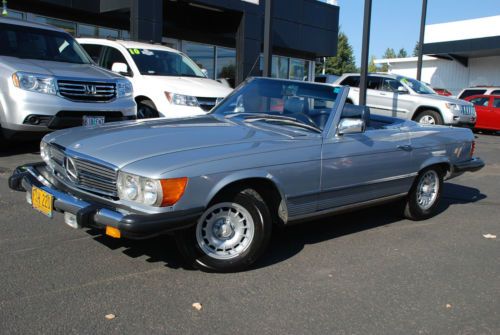 1980 mercedes-benz 450sl convertible 2-door 26k original miles!