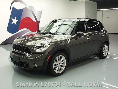 2011 mini cooper countryman s auto pano sunroof 29k mi texas direct auto