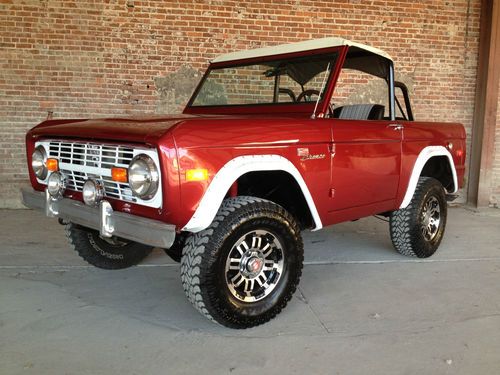 1975 ford bronco cobra fuel injected automatic custom sport convertible nice!!!