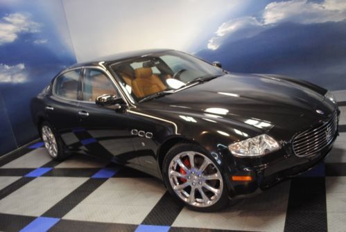 *stunning*06 maserati quattroporte~only 12k mi~navi~sunroof~4.2v8 400hp~19&#034;whls