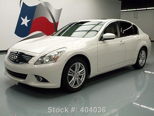 2010 infiniti g37 journey sunroof nav rear cam 31k mi texas direct auto