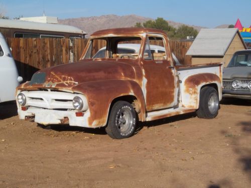 1953 f-100 ford truck  54 55 56 project short bed
