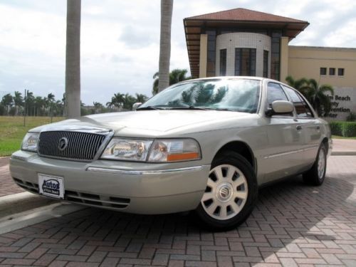 2004 mercury grand marquis ls leather power seats 1 owner clean carfax fl car