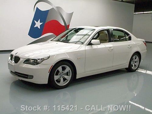 2008 bmw 528i sedan auto sunroof wood trim xenon 68k mi texas direct auto