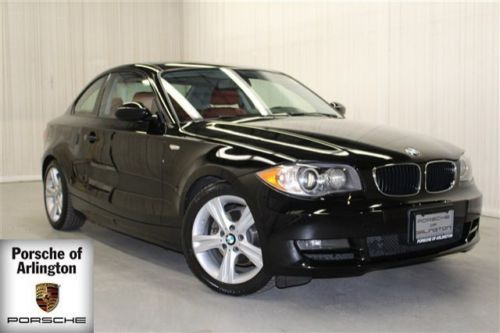 128 red leather moon roof navi coupe manual black low miles clean