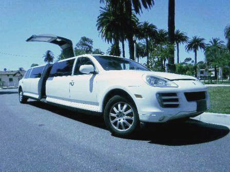 2008 porsche cayenne 16 passenger limousine with jet door #1880