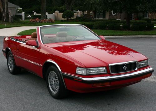 One owner lifetime southern usa car - 1991 chrysler tc by maserati - 72k mi