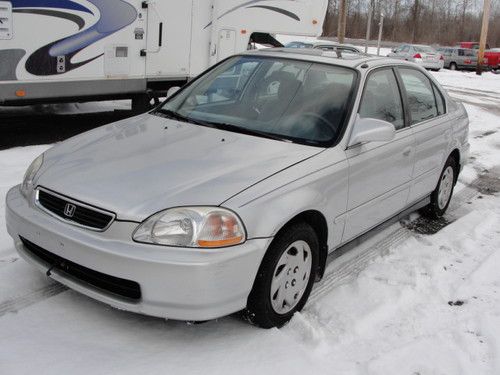 1997 97 honda civic ex 4 door 1.6l auto sedan 4-door 66k low miles rebuilt title