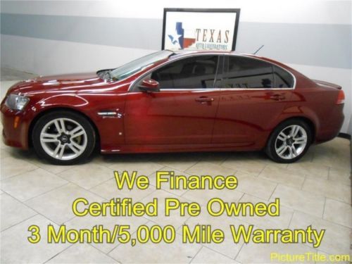 09 g8 sedan sunroof flat screen certified warranty we finance texas