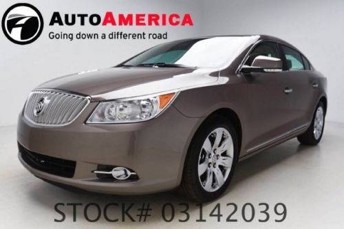 One 1  owner low miles 2012 buick lacrosse premium 3 leather nav heated leather