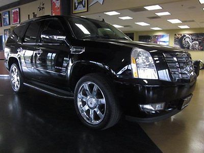 10 escalade hybrid black navigation back up camera dvd player