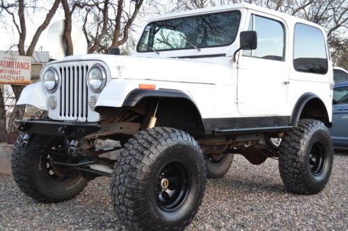 1979 jeep cj7 wrangler, 4x4, spoa, manual , lift, new km2s, warn bumpers