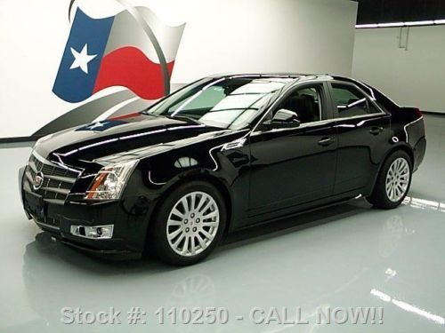 2010 cadillac cts 3.6l premium sedan pano roof nav 39k! texas direct auto