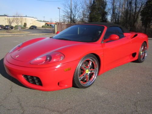 2002 ferrari 360 spider f1 *fully serviced* 20&#034; wheels, capristo exhaust