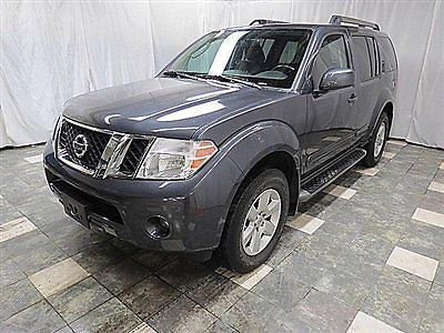 2011 nissan pathfinder sv 4x4 42k warranty camera 3rd row tinted