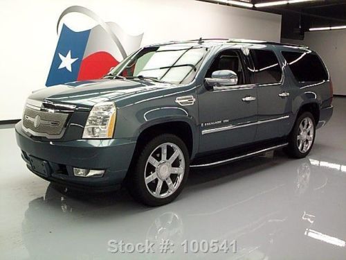 2009 cadillac escalade esv ultra strut sunroof nav 22&#039;s texas direct auto