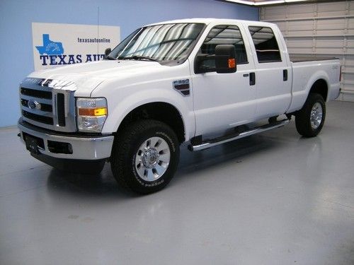 We finance!!!  2008 ford f-350 crew lariat 4x4 auto diesel tow brake wood 6cd!!!