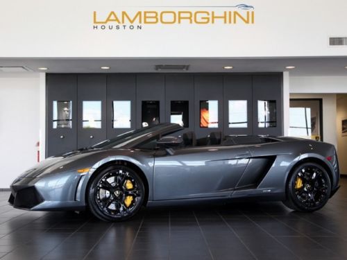 2013 lamborghini gallardo lp550-2 spyder grigio lynx nav q citura e gear