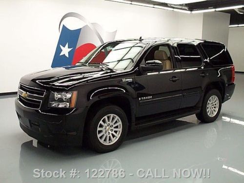 2009 chevy tahoe hybrid sunroof nav rear cam dvd 41k mi texas direct auto