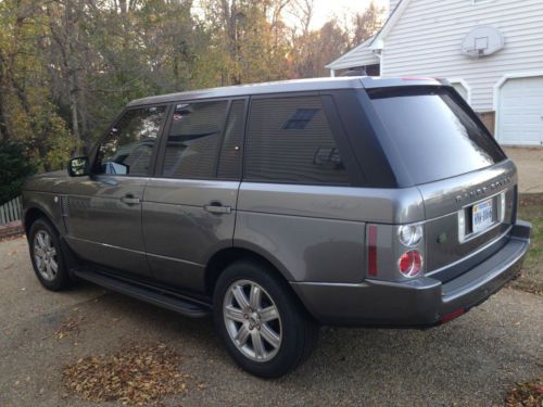 2008 range rover hse 4.6 silver/tan leather w/ 72k. very clean range rover hse w