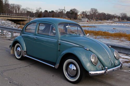 1959 volkswagen beetle &#034;minty&#034; &#034;adorable well restored!!!&#034;