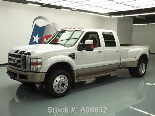 2008 ford f450 king ranch crew 4x4 diesel dually 51k mi texas direct auto