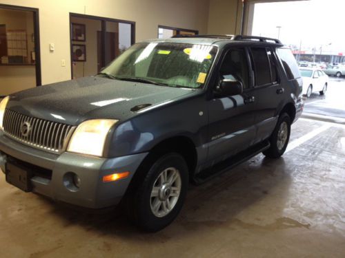 2002 mercury mountaineer, leather, sunroof, 3rd row seating, awd, suv