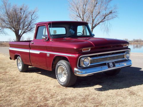 1966 chevrolet c-10 swb 2w/d 350 l-82 v8 auto a/c